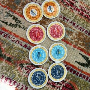 8 Corona Extra Coasters